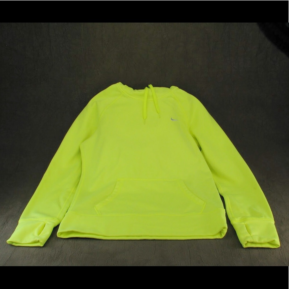 Nike Bright Yellow Therma Fit Hoodie